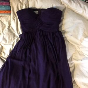 Donna Morgan Bridesmaid Dress, Eggplant Purple